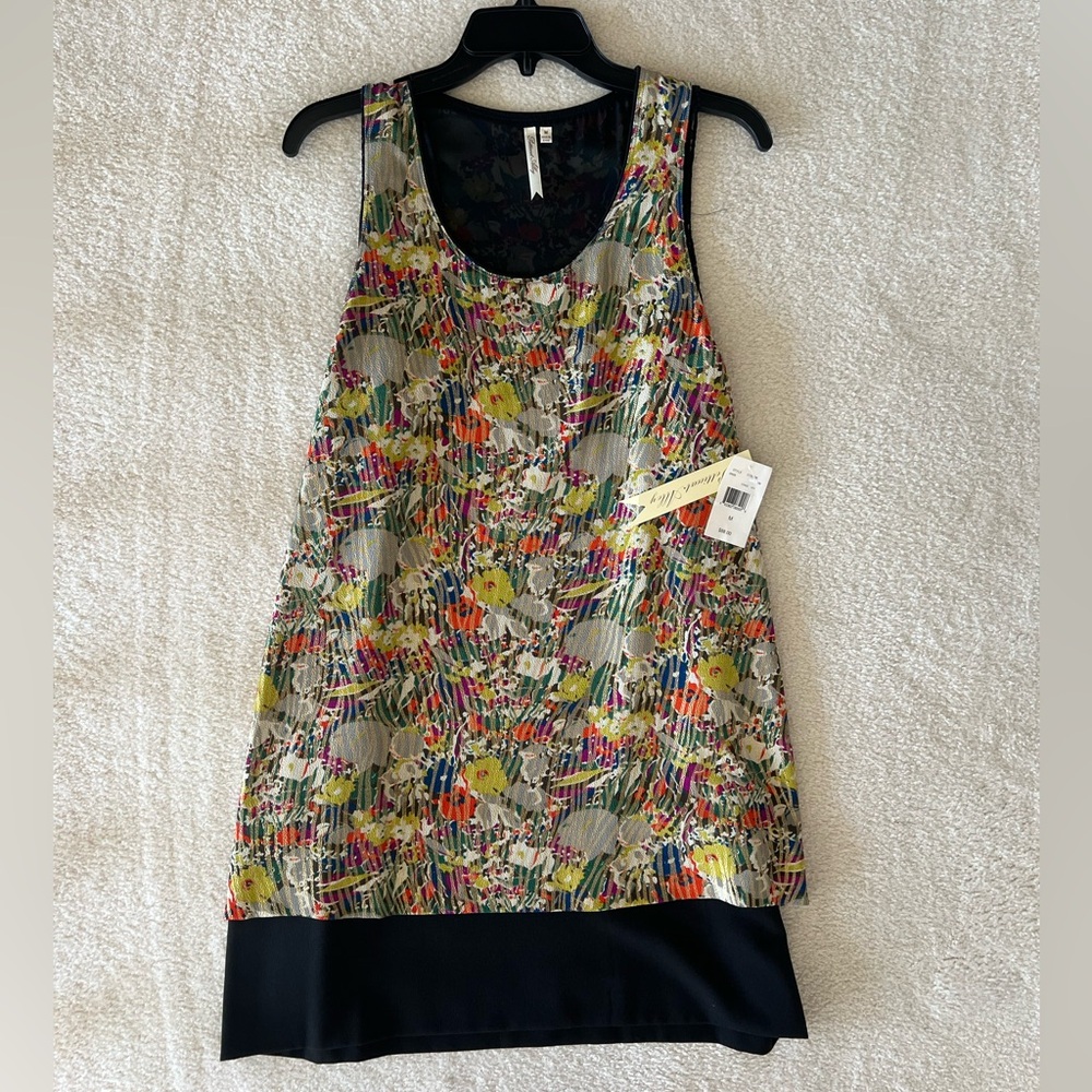 NWT layered shift dress